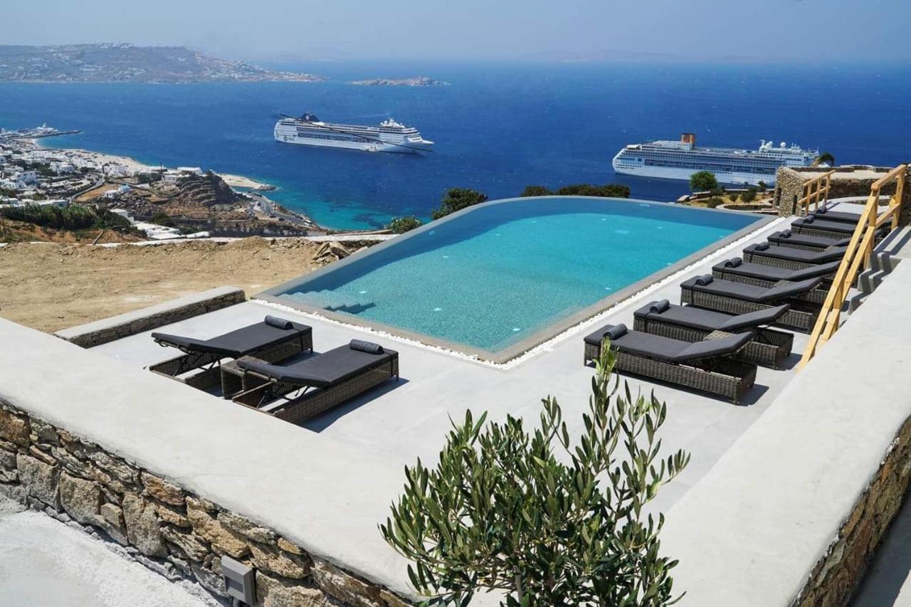 Cloud Nine Villa Mykonos Mykonos Town ภายนอก รูปภาพ